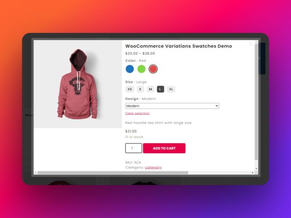 Tính Năng của Plugin WooSwatches – WooCommerce Color or Image Variation Swatches