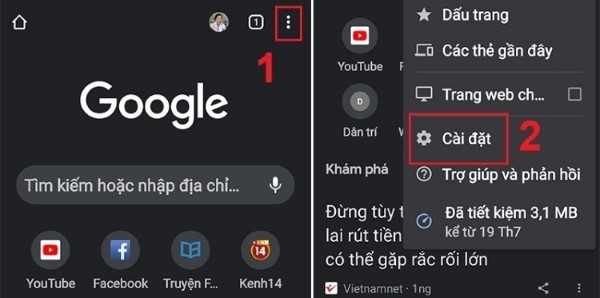 Chặn Website trên điện thoại