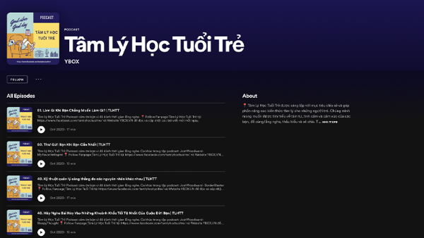 Tâm lý học tuổi trẻ Podcast