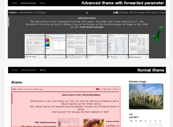 Các tính năng chính của Advanced iFrame Pro Các tính năng chính của Advanced iFrame Pro