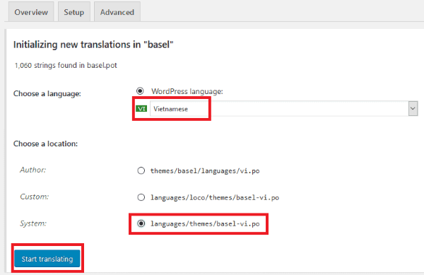 Hướng dẫn cài đặt Basel Theme chi tiết