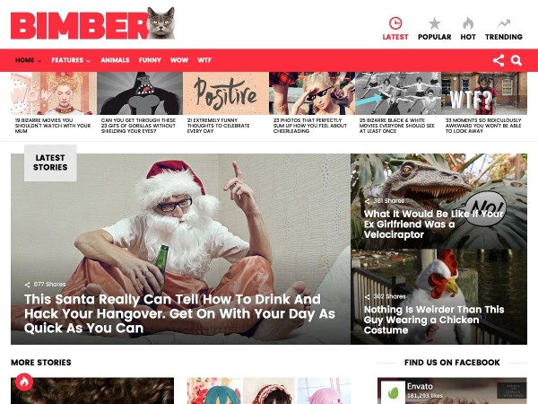 Tổng quan về Bimber – Viral Magazine WordPress Theme