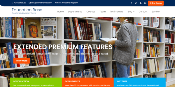 Các Education WordPress Theme premium nổi bật