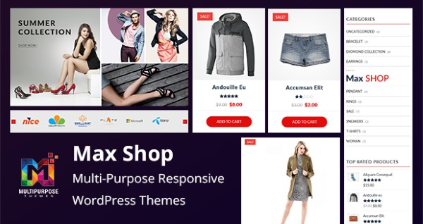 Tính năng chính của Maxshop Multi-Purpose Responsive WooCommerce