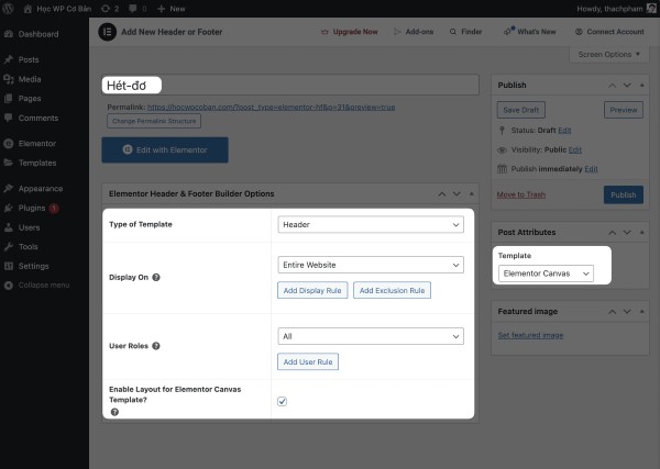 Xây dựng website với MyListing và Elementor