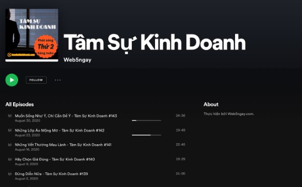 Kênh tâm sự kinh doanh