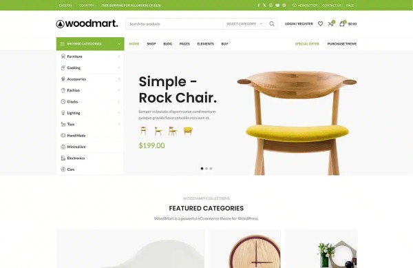 Tính năng nổi bật của WoodMart – Responsive WooCommerce WordPress Theme