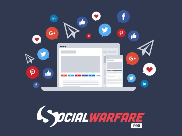 Social Warfare cung cấp các nút chia sẻ tùy chỉnh cho hơn 20 nền tảng xã hội