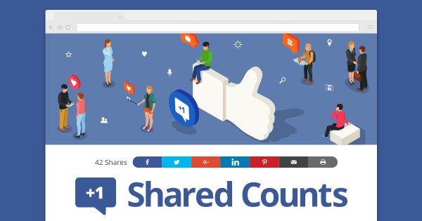 Shared Counts nổi bật với giao diện đơn giản và khả năng hỗ trợ nhiều mạng xã hội