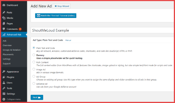 Hướng dẫn cài đặt và cấu hình Adning Advertising trên WordPress Hướng dẫn cài đặt và cấu hình Adning Advertising trên WordPress