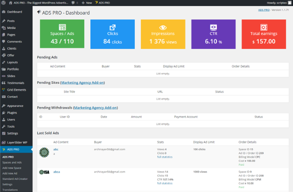 Hướng dẫn sử dụng Ads Pro Plugin