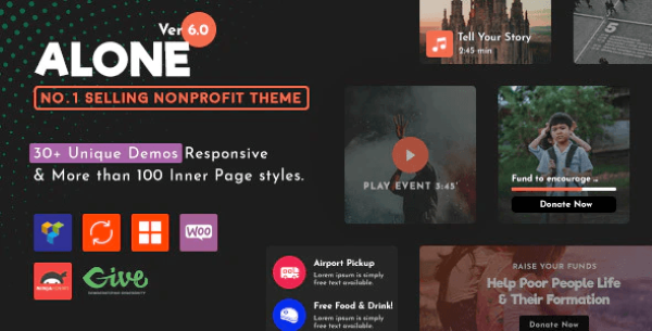 Tính năng nổi bật của Alone WordPress Theme
