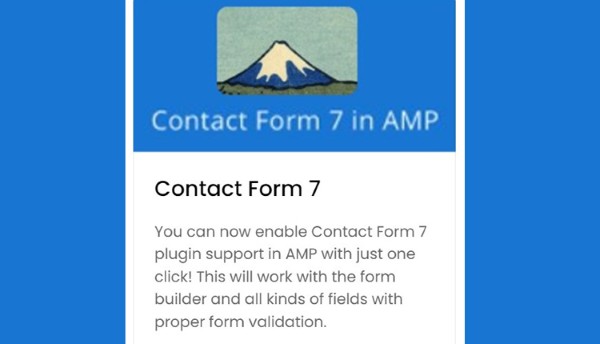 Tính năng nổi bật của AMPforWP AMP For Contact Form 7 Tính năng nổi bật của AMPforWP AMP For Contact Form 7