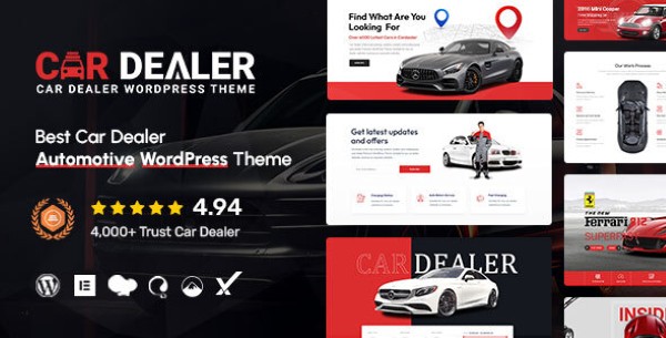 Giới thiệu về Premium WordPress Theme Car Dealer Automotive