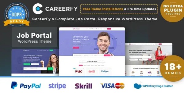 Những tính năng nổi bật của Careerfy – Job Board WordPress Theme