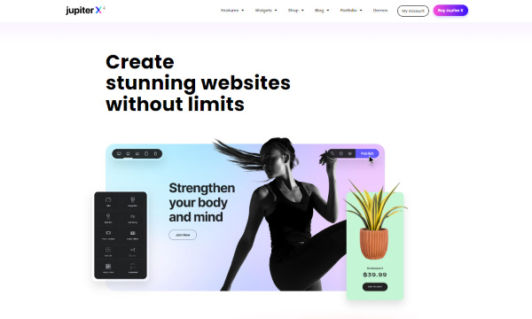 Jupiter X là một chủ đề WordPress cao cấp hiệu suất cao cho nhà sáng tạo và tiếp thị số
