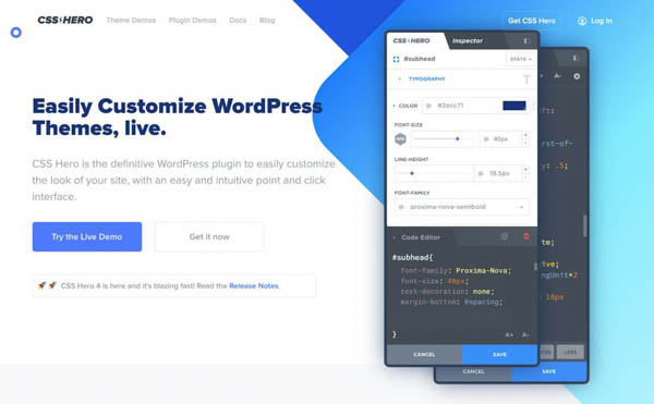 Các tính năng chỉ có trong bản Premium của CSS Hero