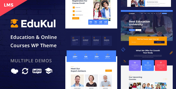 Giới thiệu tổng quan về Edukul | Online Courses WordPress Theme