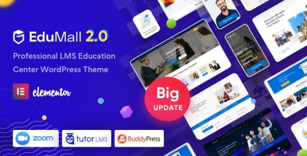 Tổng quan về EduMall – Professional LMS Education Center WordPress Theme 