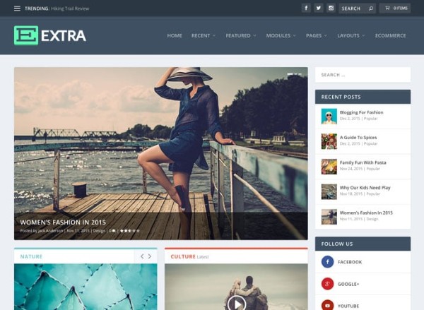 Tổng quan về Elegant Themes Extra
