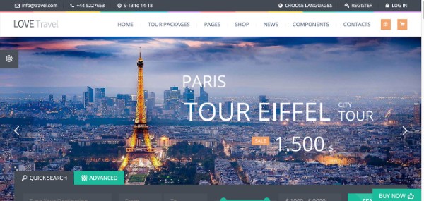 Tính năng nổi bật của Grand Tour cho website du lịch