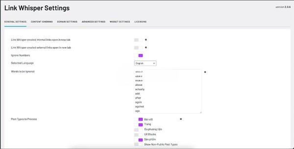 General Settings (Cài đặt chung) General Settings (Cài đặt chung)