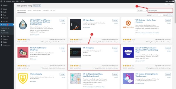 Kích hoạt chế độ gỡ lỗi WordPress