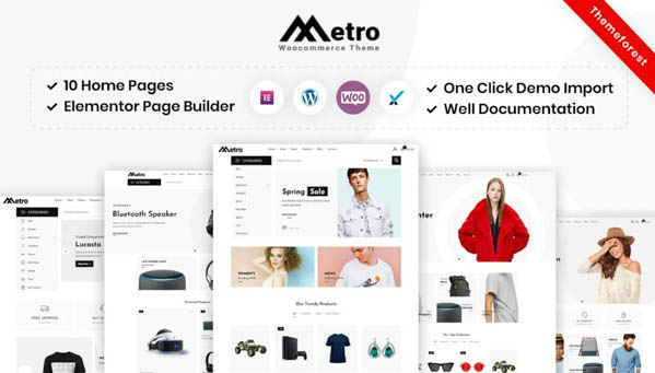 Giới thiệu về Theme Metro WooCommerce