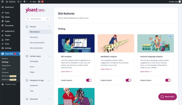 Yoast SEO là một plugin WordPress giúp tối ưu hóa cả nội dung lẫn cấu trúc của website