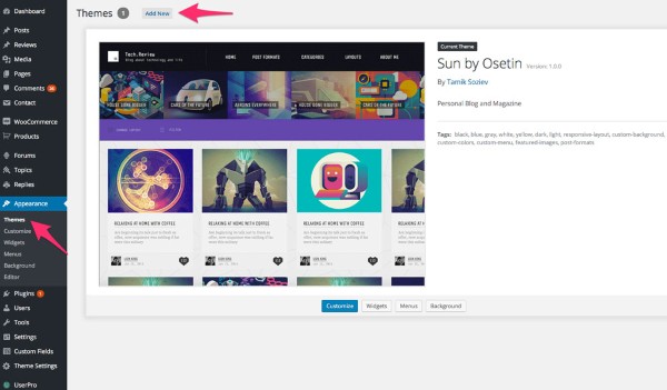 Giao diện (Themes) của Pluto Clean Masonry Blog Theme