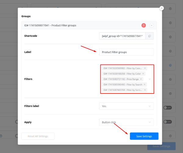 Quy trình cài đặt, cấu hình cơ bản plugin Product Filter