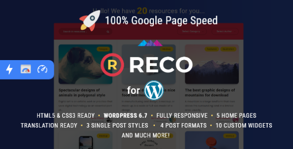 Tổng quan về Reco Minimal Theme