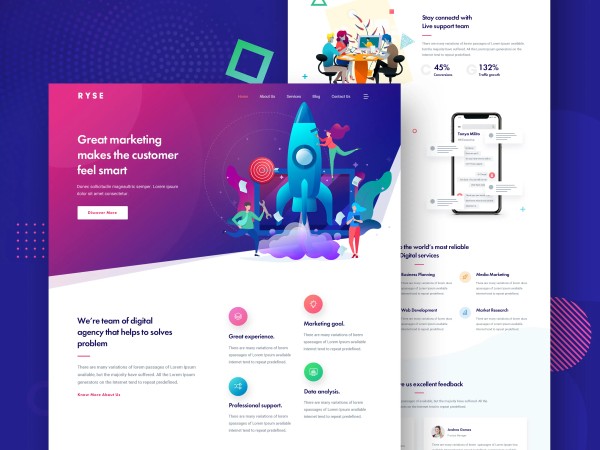 RYSE – Tính năng của giao diện WordPress dành cho SEO & Digital Marketing RYSE – Tính năng của giao diện WordPress dành cho SEO & Digital Marketing