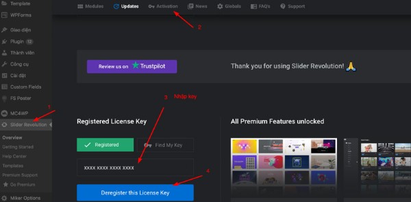 Cách cài đặt và kích hoạt plugin Slider Revolution trên WordPress Cách cài đặt và kích hoạt plugin Slider Revolution trên WordPress