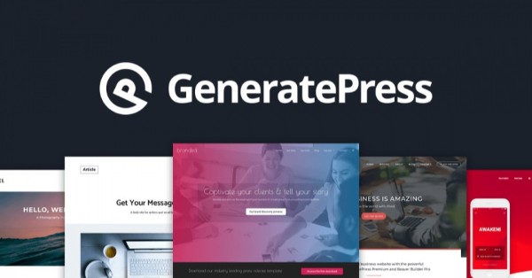 GeneratePress theme WordPress tối giản tập trung vào tốc độ và hiệu suất