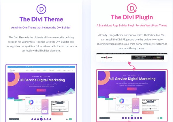 Divi theme WordPress