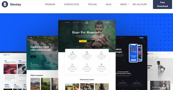 Blocksy theme WordPress