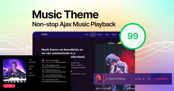 Tính năng nổi bật của Themify Music