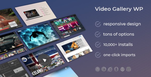 Giới thiệu về Video Gallery WordPress Plugin /w YouTube, Vimeo, Facebook pages