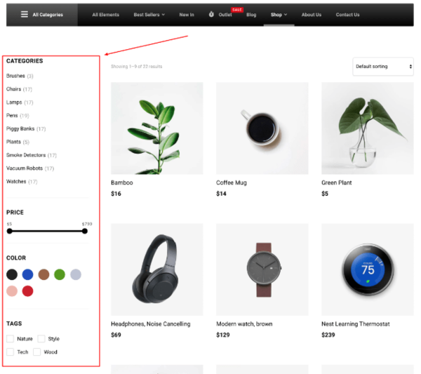 Tính năng nổi bật của WOOF WooCommerce Products Filter Tính năng nổi bật của WOOF WooCommerce Products Filter