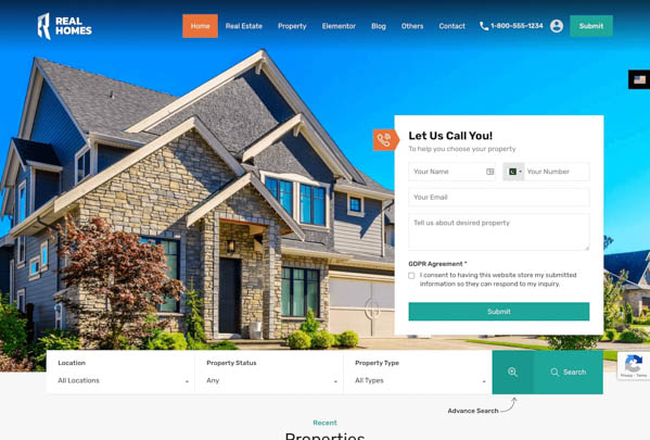 Tính năng nổi bật của RealHomes Premium Theme