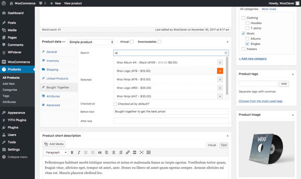 Hướng dẫn cài đặt và cấu hình WPC Frequently Bought Together Hướng dẫn cài đặt và cấu hình WPC Frequently Bought Together