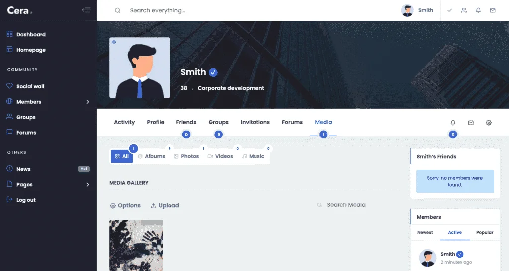 Ứng dụng thực tế của Cera Intranet & Community Theme