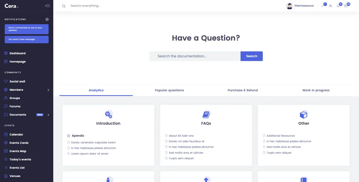 Câu hỏi thường gặp về Cera Intranet & Community Theme