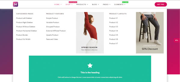 Ưu điểm nổi bật của Clever Mega Menu Ưu điểm nổi bật của Clever Mega Menu