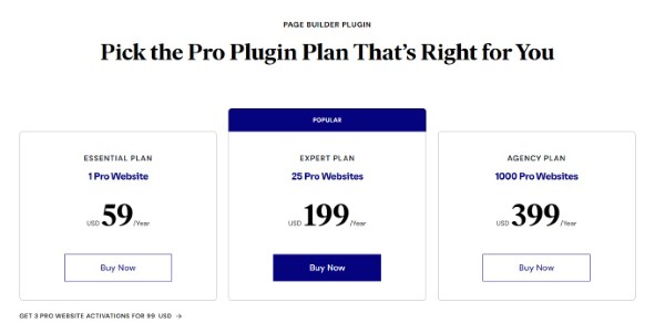 So sánh giá cả giữa bản miễn phí và bản trả phí của Brizy và Elementor So sánh giá cả giữa bản miễn phí và bản trả phí của Brizy và Elementor