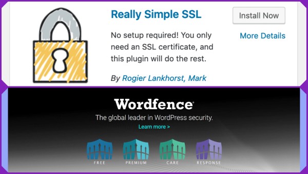 Really Simple Security vs Wordfence So sánh chi tiết 1 Plugin website WordPress bảo mật Really Simple Security vs Wordfence